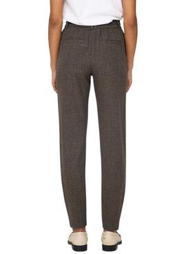 Pantalón Only Poptrash marrón para Mujer