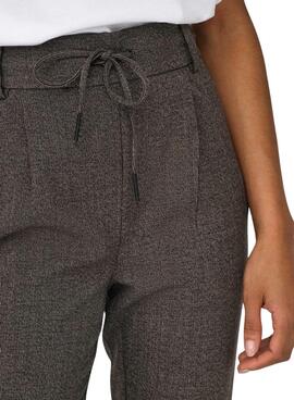 Pantalón Only Poptrash marrón para Mujer