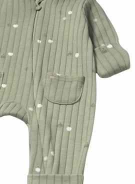 Pijama Mayoral largo pie convertible verde bebé