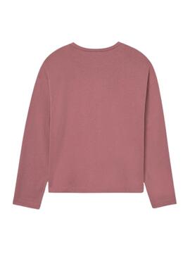 Camiseta Mayoral gráfica rosa para niña