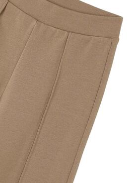 Leggings Mayoral felpa camel para niña