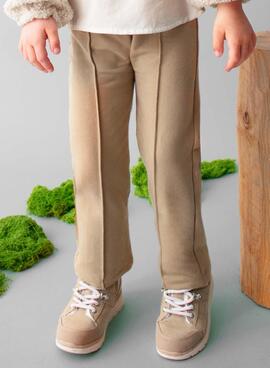 Leggings Mayoral felpa camel para niña