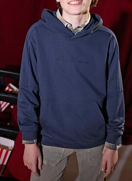 Sudadera Mayoral bordado marino para niño