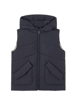 Chaleco Mayoral reversible gris para niño