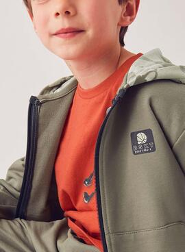 Chándal Mayoral 2 pantalones estampado verde niño