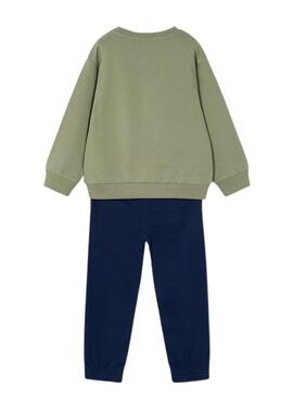 Chándal Mayoral College verde para niño