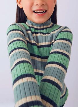 Jersey Mayoral semicisne tricot verde para niña