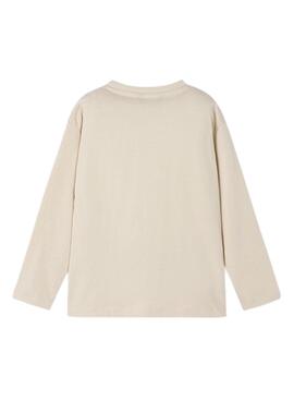 Camiseta Mayoral street beige para niño
