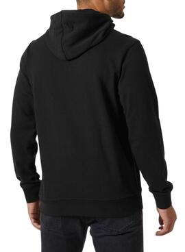 Sudadera Helly Hansen logo negro para hombre