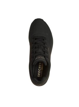 Zapatillas Skechers Uno negro para mujer