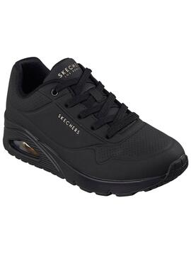 Zapatillas Skechers Uno negro para mujer