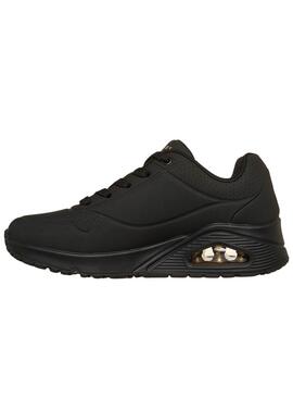 Zapatillas Skechers Uno negro para mujer