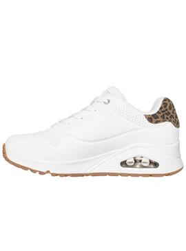 Zapatillas Skechers Uno animal print para mujer