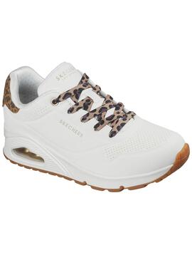 Zapatillas Skechers Uno animal print para mujer