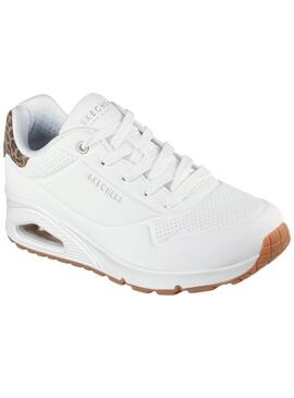 Zapatillas Skechers Uno animal print para mujer