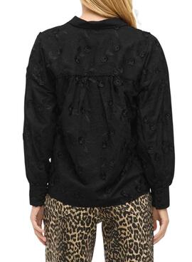 Camisa Vila Visimone negro para mujer