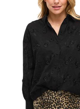 Camisa Vila Visimone negro para mujer