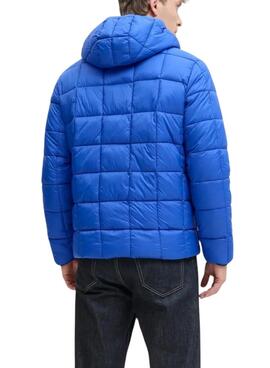 Cazadora Jack and Jones Brook reversible azul para hombre