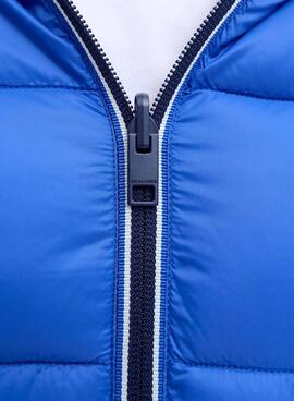 Cazadora Jack and Jones Brook reversible azul para hombre