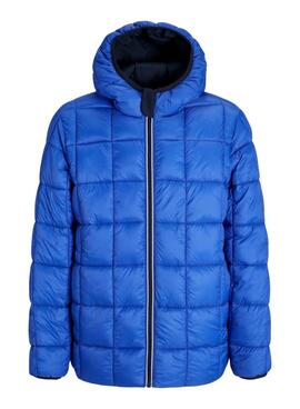 Cazadora Jack and Jones Brook reversible azul para hombre
