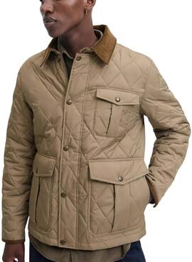 Cazadora Jack and Jones Blubryan beige para hombre