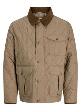 Cazadora Jack and Jones Blubryan beige para hombre