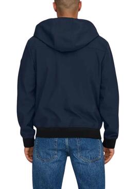 Cazadora Only and Sons Bowie marino para hombre