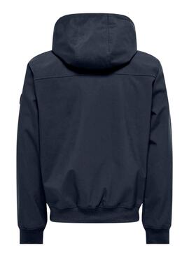 Cazadora Only and Sons Bowie marino para hombre