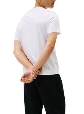 Camiseta Tommy Hilfiger Small Crest blanco para hombre