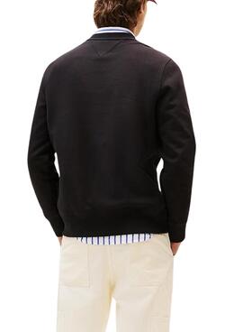 Sudadera Tommy Hilfiger Arch negro para hombre