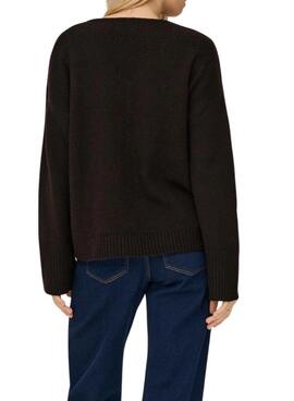 Jersey Only Whitney marrón para mujer