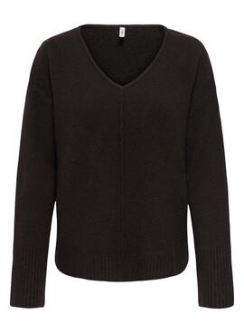 Jersey Only Whitney marrón para mujer