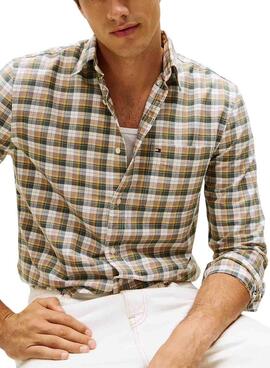 Camisa Tommy Hilfiger Heritage Oxford tartan para hombre