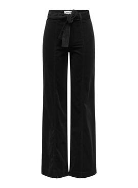 Pantalón Only Madison pana negro para mujer