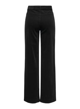 Pantalón Only Madison pana negro para mujer