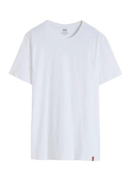 Pack camisetas Levis blanca y gris para hombre