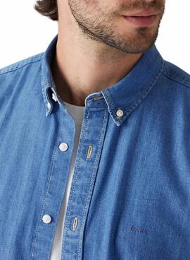 Camisa Levis Authentic Button denim para hombre
