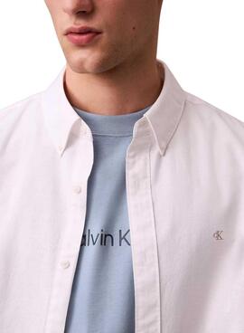 Camisa Calvin Klein Jeans Solid Oxford para hombre