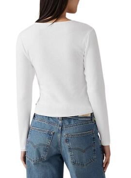 Camiseta Levis Muse blanco para mujer