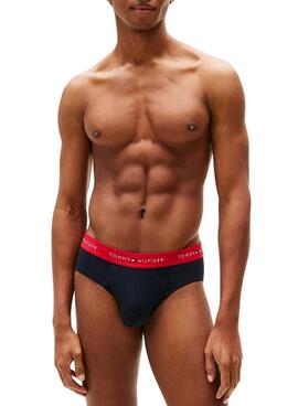 Pack Slip Tommy Hilfiger azul marino para hombre