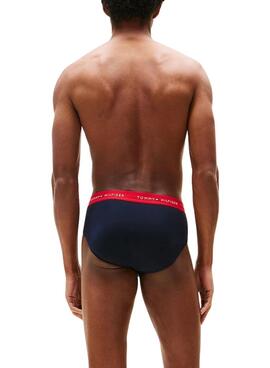 Pack Slip Tommy Hilfiger azul marino para hombre