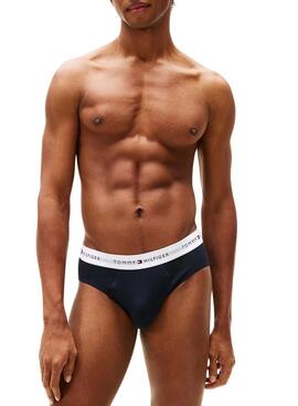 Pack Slip Tommy Hilfiger azul marino para hombre