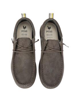 Zapatos Walkin Pitas Texas gris para hombre