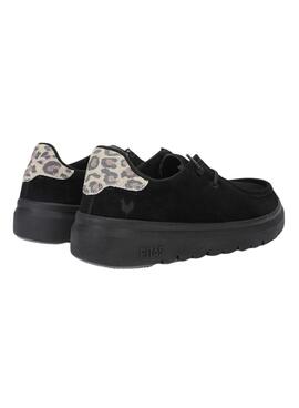 Zapatos Walkin Pitas Lyon negro para mujer