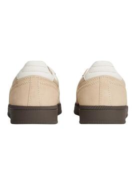 Zapatillas Tommy Jeans Greenwich beige para mujer