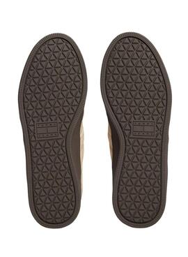 Zapatillas Tommy Jeans Greenwich beige para mujer