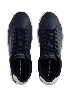 Zapatillas Tommy Hilfiger Court azul marino para hombre