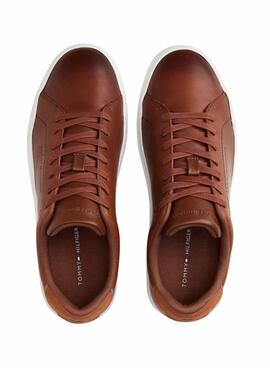 Zapatillas Tommy Hilfiger Court marrón para hombre