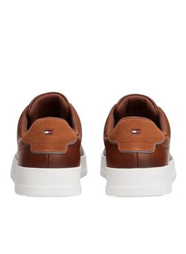 Zapatillas Tommy Hilfiger Court marrón para hombre
