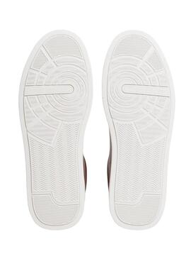 Zapatillas Tommy Hilfiger Court marrón para hombre